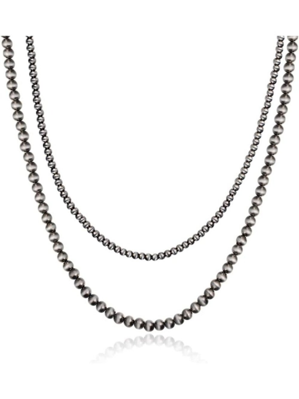 Layered Navajo Pearl Necklace | Western Cowgirl Jewelry | Unique Gift for Women